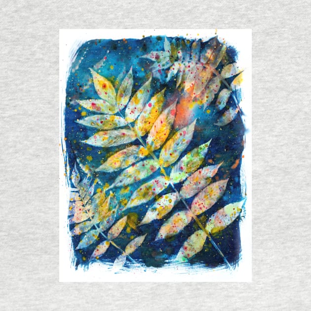 Botanical cyanotype 2 by redwitchart